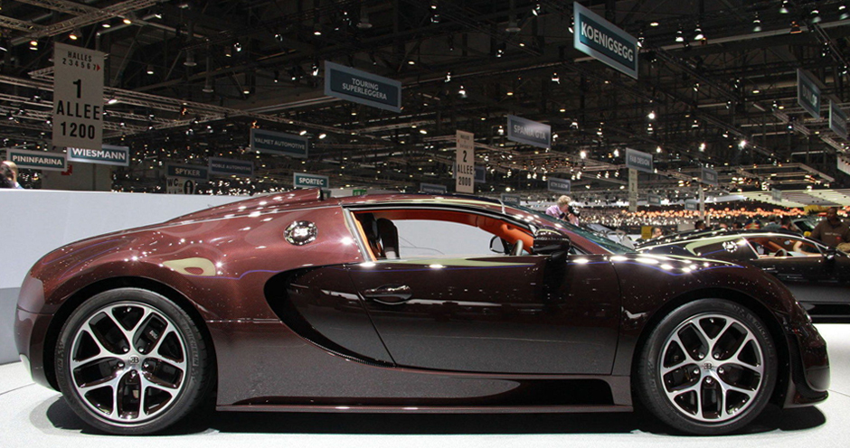 Bugatti Veyron Grand Sport Vitesse (I) Fire Finch Bronze Carbon (1200) - Фото 1